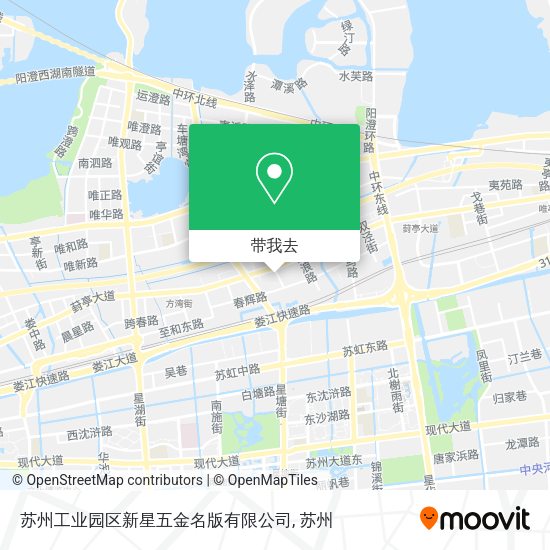 苏州工业园区新星五金名版有限公司地图