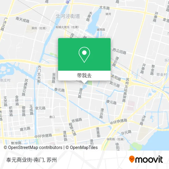 泰元商业街-南门地图