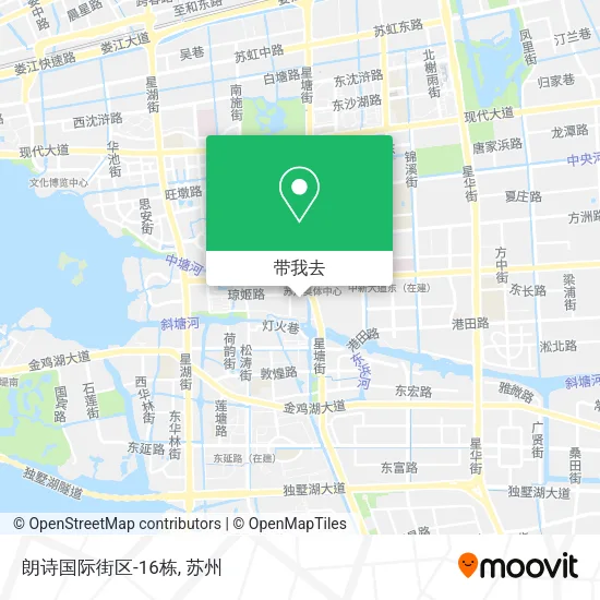 朗诗国际街区-16栋地图