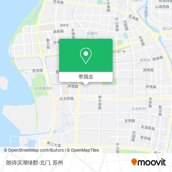 朗诗滨湖绿郡-北门地图