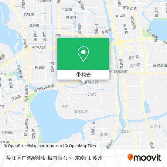 吴江区广鸿精密机械有限公司-东南门地图