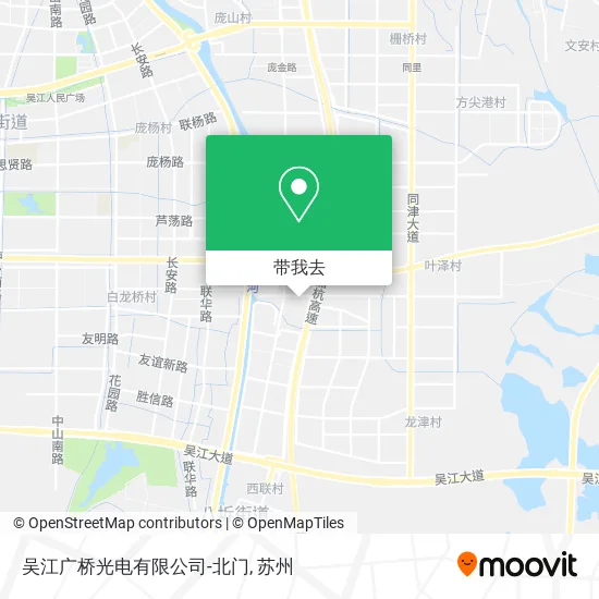 吴江广桥光电有限公司-北门地图