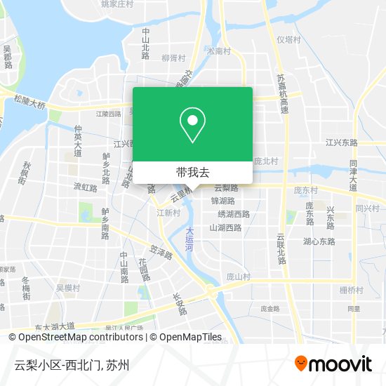 云梨小区-西北门地图