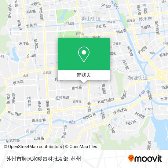 苏州市顺风水暖器材批发部地图