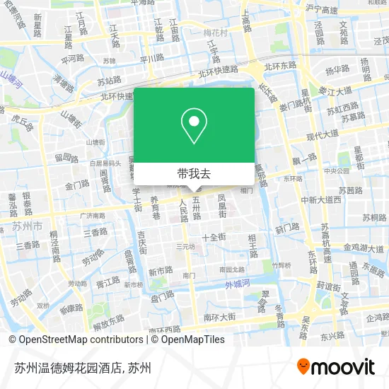 苏州温德姆花园酒店地图