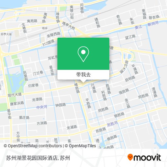 苏州湖景花园国际酒店地图