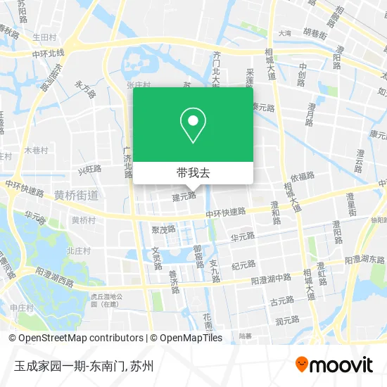 玉成家园一期-东南门地图