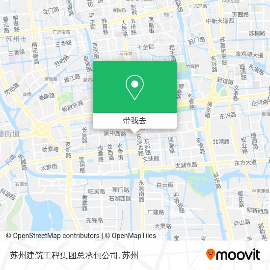 苏州建筑工程集团总承包公司地图