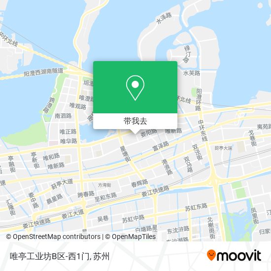 唯亭工业坊B区-西1门地图
