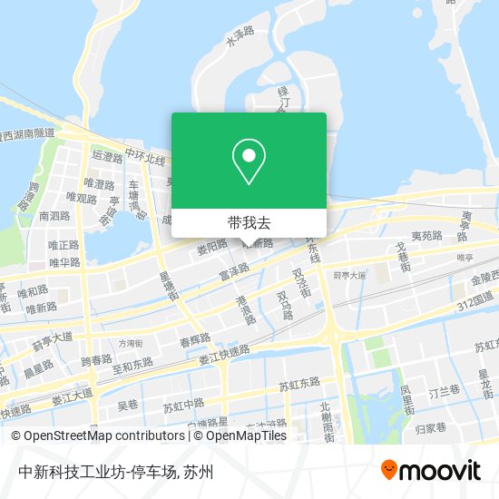 中新科技工业坊-停车场地图