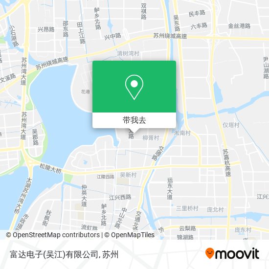 富达电子(吴江)有限公司地图
