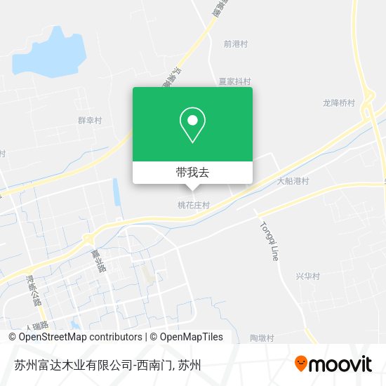苏州富达木业有限公司-西南门地图