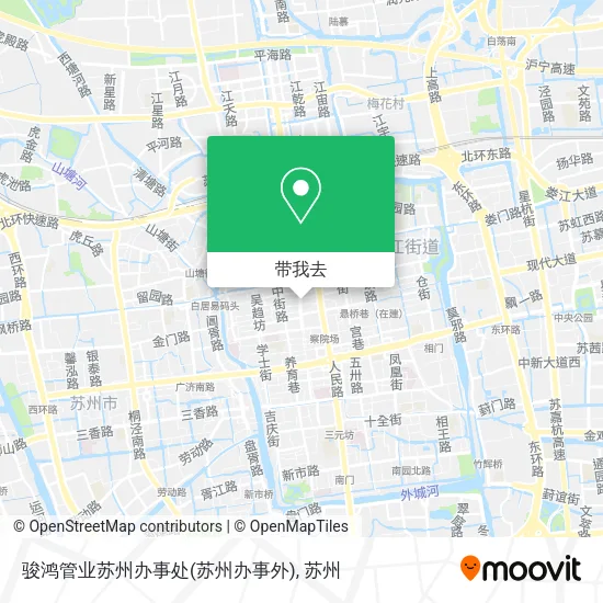 骏鸿管业苏州办事处(苏州办事外)地图
