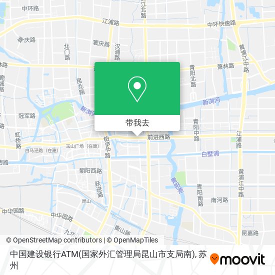 中国建设银行ATM(国家外汇管理局昆山市支局南)地图