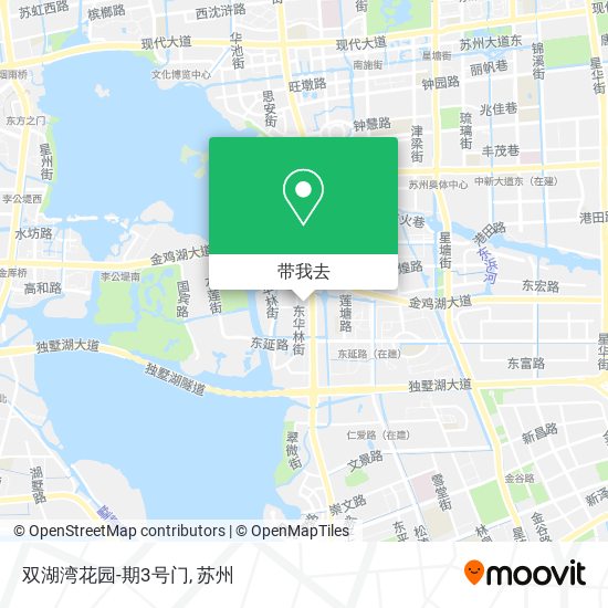 双湖湾花园-期3号门地图