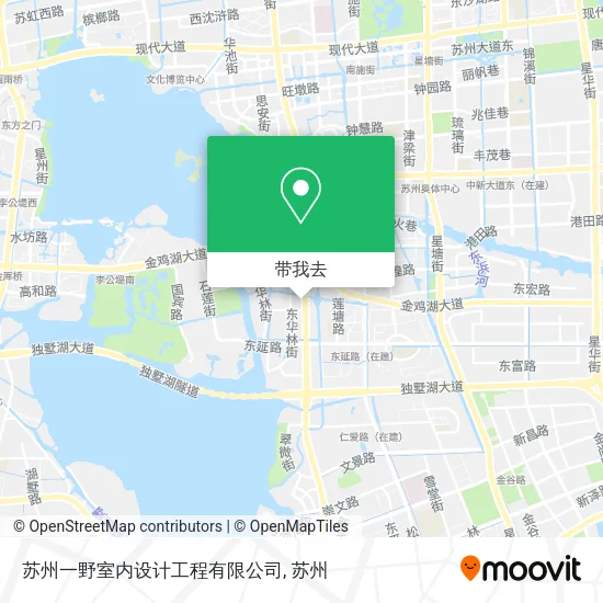 苏州一野室内设计工程有限公司地图