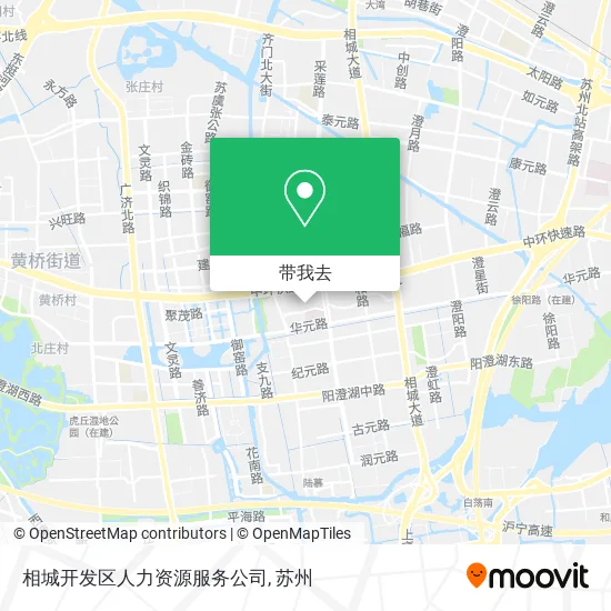 相城开发区人力资源服务公司地图