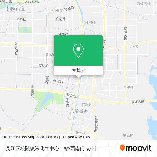 吴江区松陵镇液化气中心二站-西南门地图