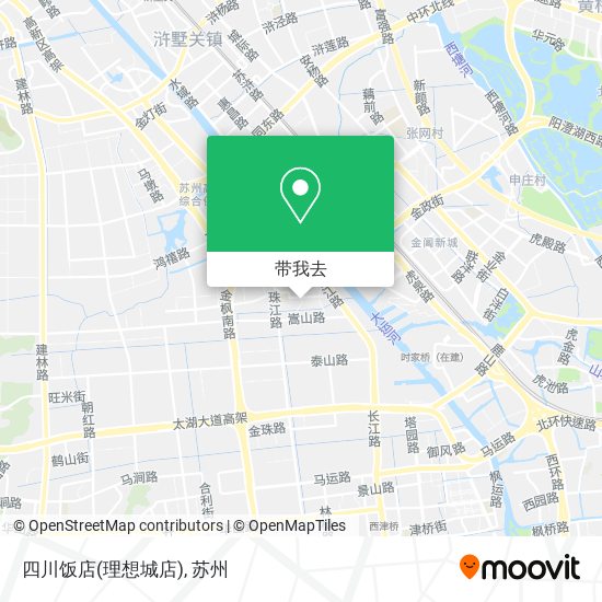 四川饭店(理想城店)地图
