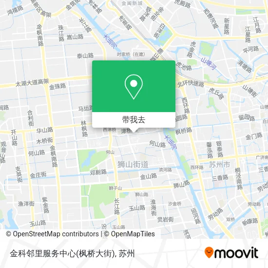 金科邻里服务中心(枫桥大街)地图