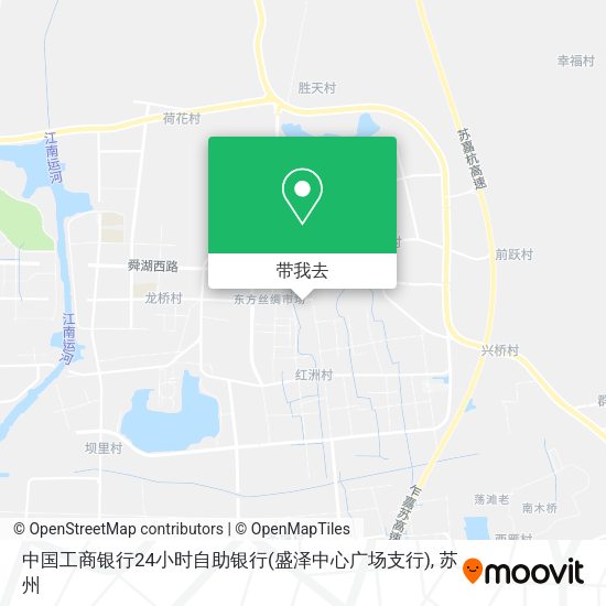 中国工商银行24小时自助银行(盛泽中心广场支行)地图