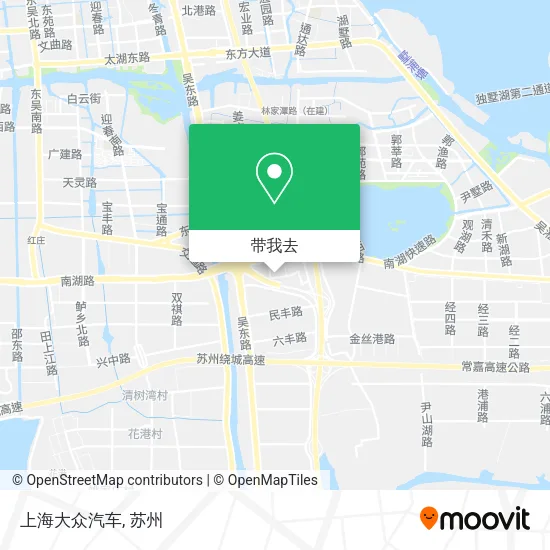 上海大众汽车地图