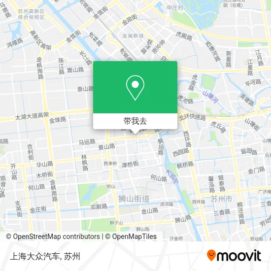 上海大众汽车地图