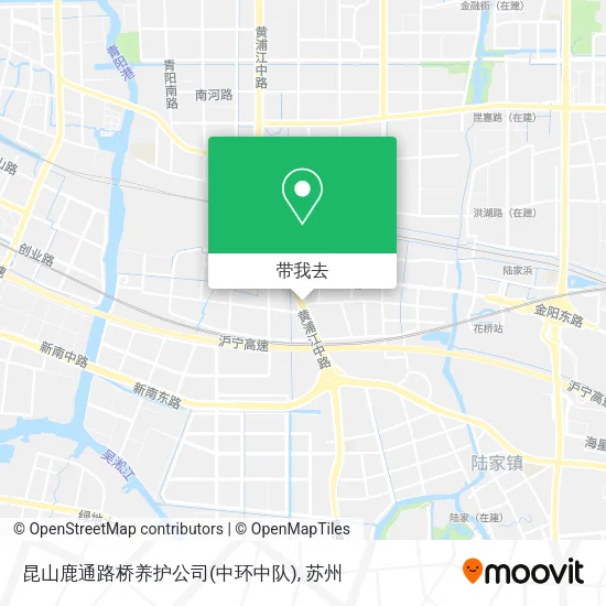 昆山鹿通路桥养护公司(中环中队)地图