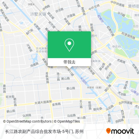 长江路农副产品综合批发市场-5号门地图