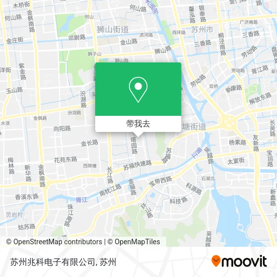 苏州兆科电子有限公司地图