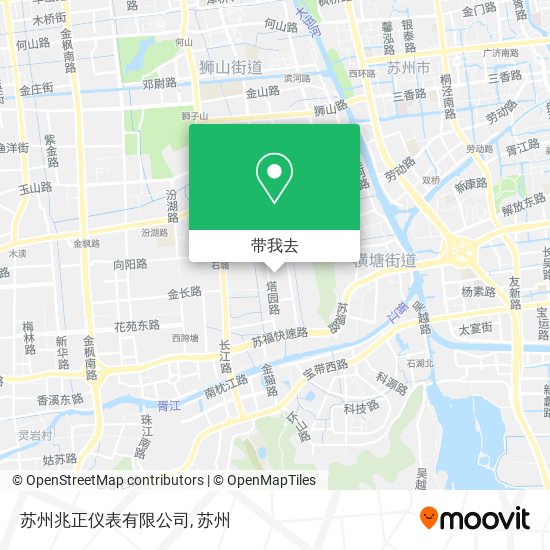 苏州兆正仪表有限公司地图