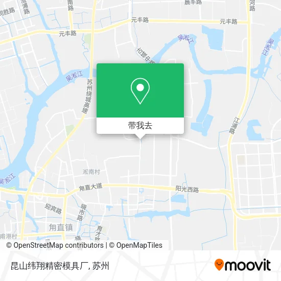 昆山纬翔精密模具厂地图