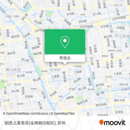 朗恩儿童美语(金阊桐泾校区)地图
