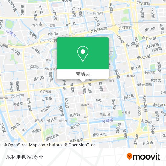 乐桥地铁站地图