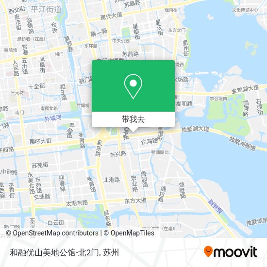 和融优山美地公馆-北2门地图