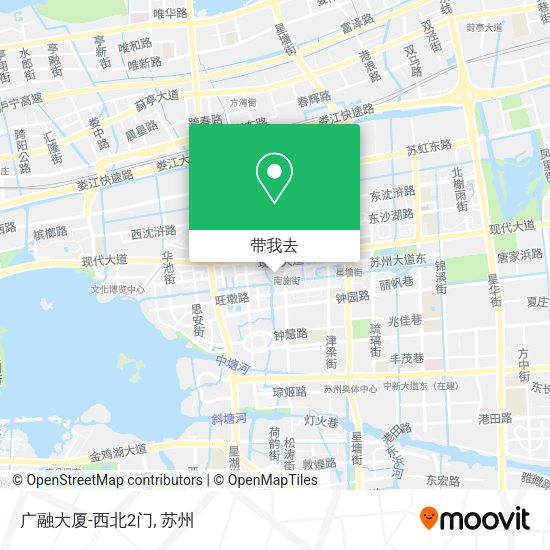 广融大厦-西北2门地图