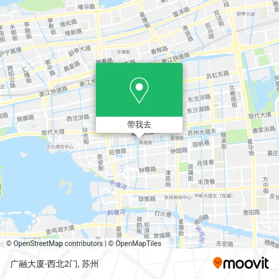 广融大厦-西北2门地图