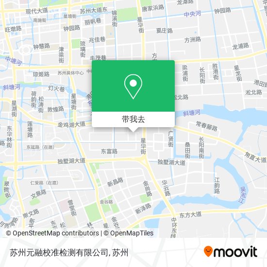苏州元融校准检测有限公司地图