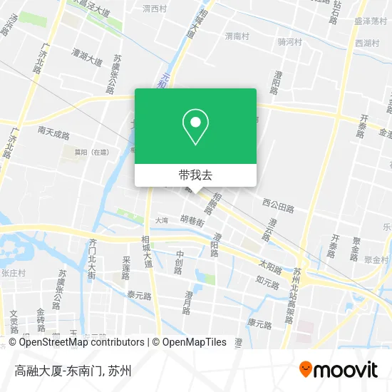高融大厦-东南门地图