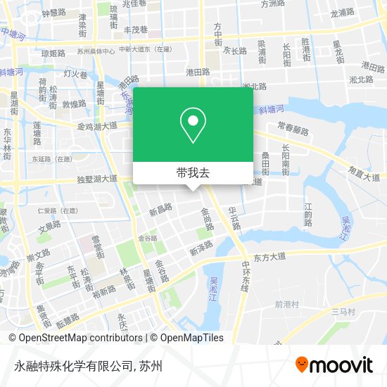 永融特殊化学有限公司地图
