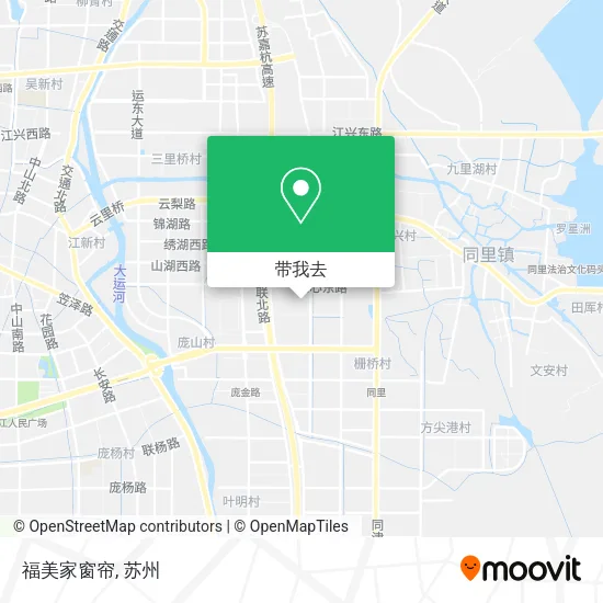 福美家窗帘地图