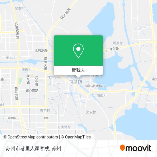 苏州市巷里人家客栈地图