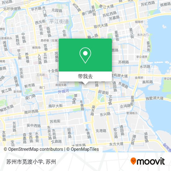 苏州市觅渡小学地图