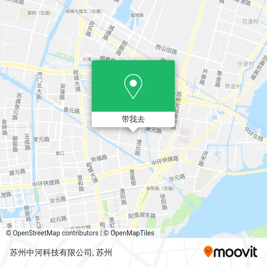 苏州中河科技有限公司地图