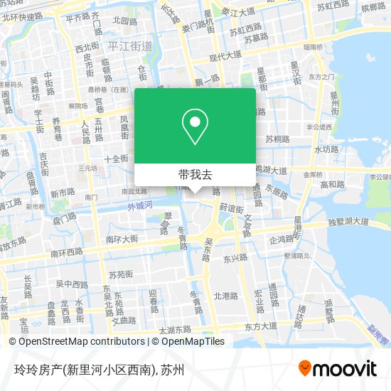 玲玲房产(新里河小区西南)地图