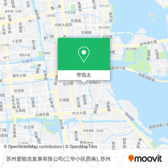 苏州爱能吉发展有限公司(三华小区西南)地图
