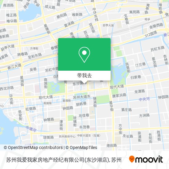 苏州我爱我家房地产经纪有限公司(东沙湖店)地图