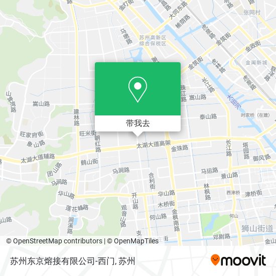 苏州东京熔接有限公司-西门地图