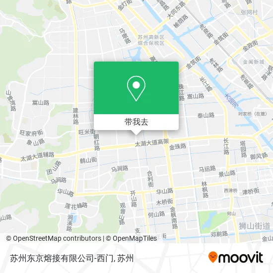 苏州东京熔接有限公司-西门地图