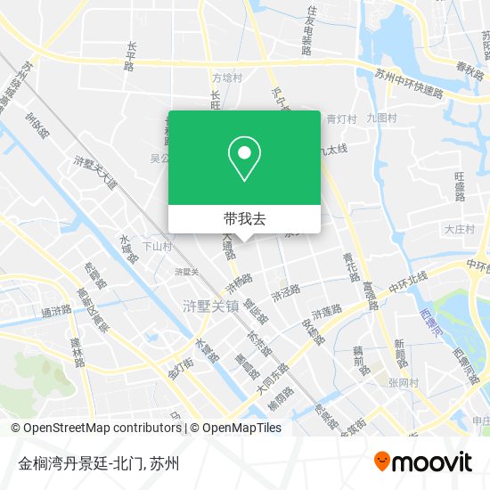 金榈湾丹景廷-北门地图